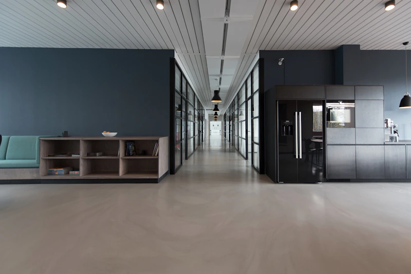 Clean commercial facility hallway — SHIELD commercial sanitation program